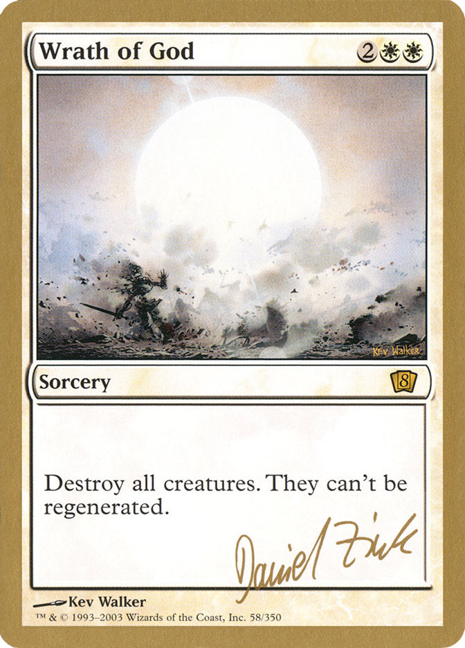 Wrath of God (Daniel Zink) [World Championship Decks 2003] | Mega City Incorporated