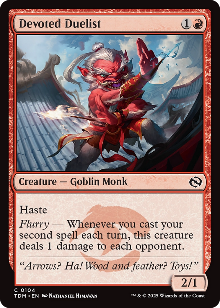 Devoted Duelist [Tarkir: Dragonstorm] | Mega City Incorporated