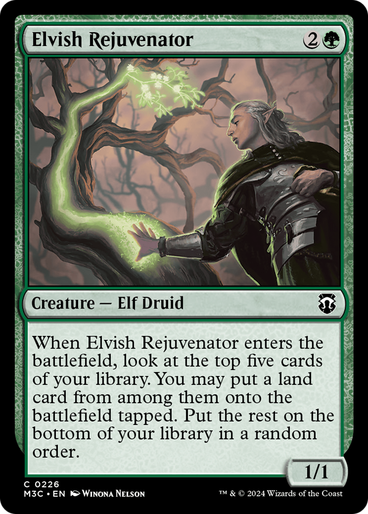 Elvish Rejuvenator (Ripple Foil) [Modern Horizons 3 Commander] | Mega City Incorporated