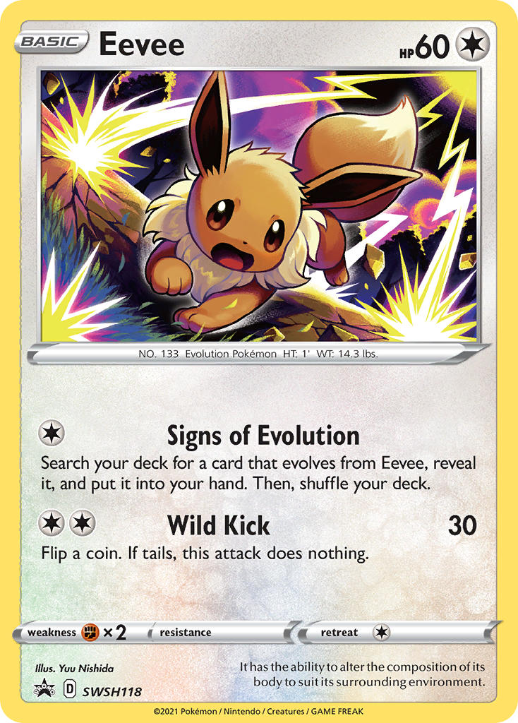 Eevee (SWSH118) [Sword & Shield: Black Star Promos] | Mega City Incorporated