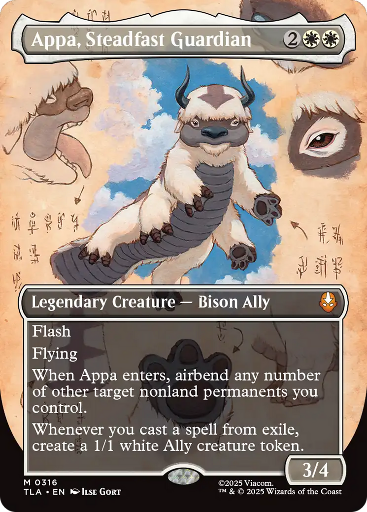Appa, Steadfast Guardian (Borderless) [Avatar: The Last Airbender] | Mega City Incorporated