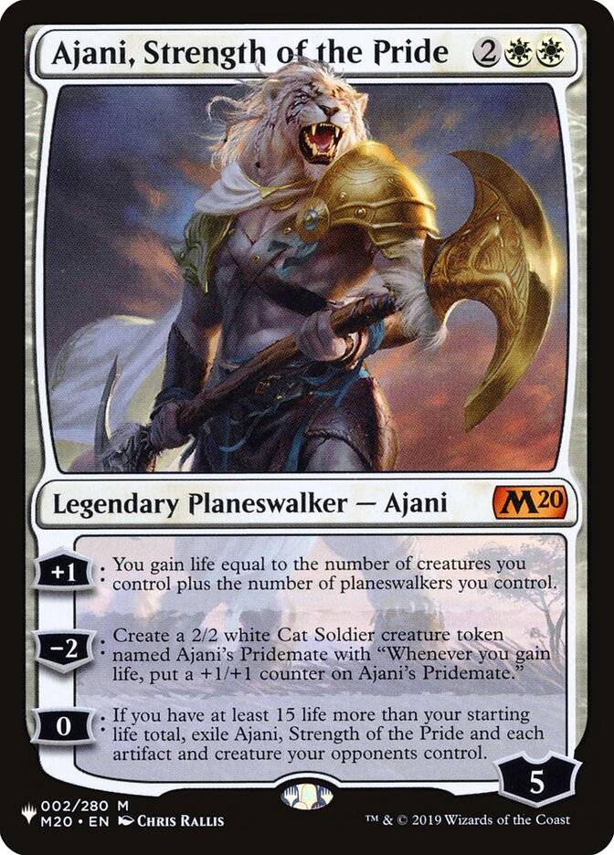 Ajani, Strength of the Pride [The List] | Mega City Incorporated