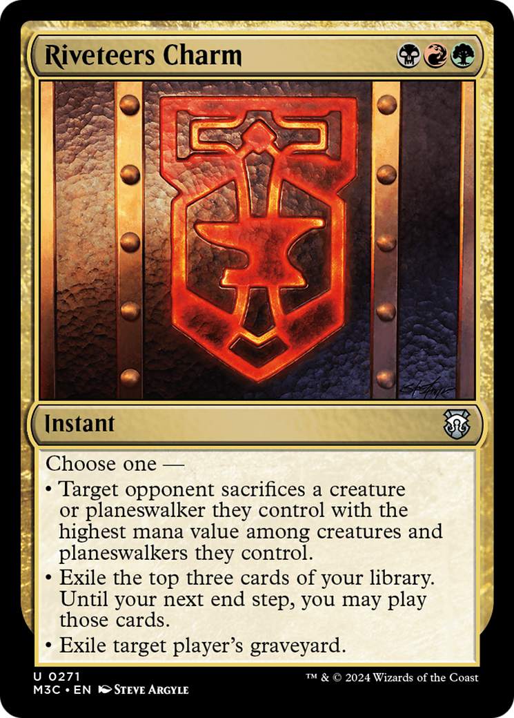 Riveteers Charm (Ripple Foil) [Modern Horizons 3 Commander] | Mega City Incorporated