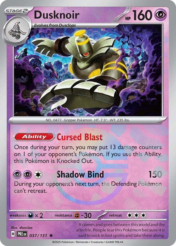 Dusknoir (037/131) (Poke Ball Pattern) [Scarlet & Violet: Prismatic Evolutions] | Mega City Incorporated