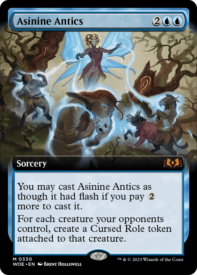 Asinine Antics (Extended Art) [Wilds of Eldraine] | Mega City Incorporated