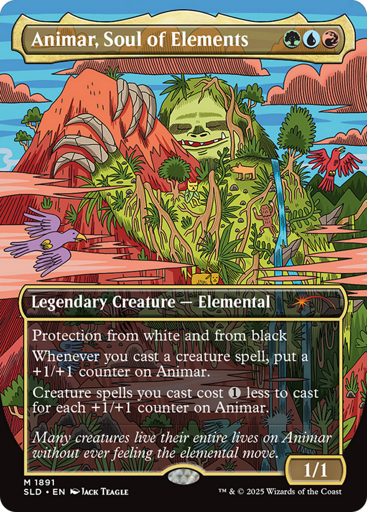 Animar, Soul of Elements (Rainbow Foil) [Secret Lair Drop Series] | Mega City Incorporated