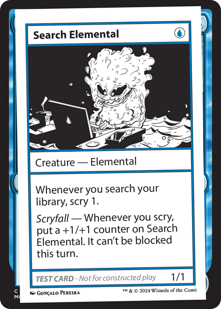 Search Elemental [Mystery Booster 2 Playtest Cards] | Mega City Incorporated