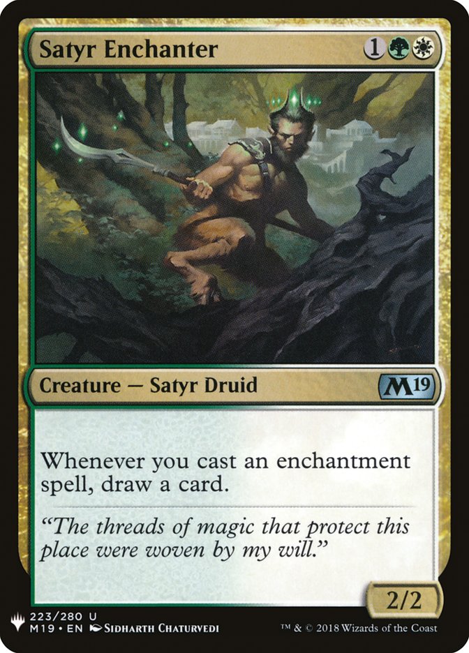 Satyr Enchanter [Mystery Booster] | Mega City Incorporated