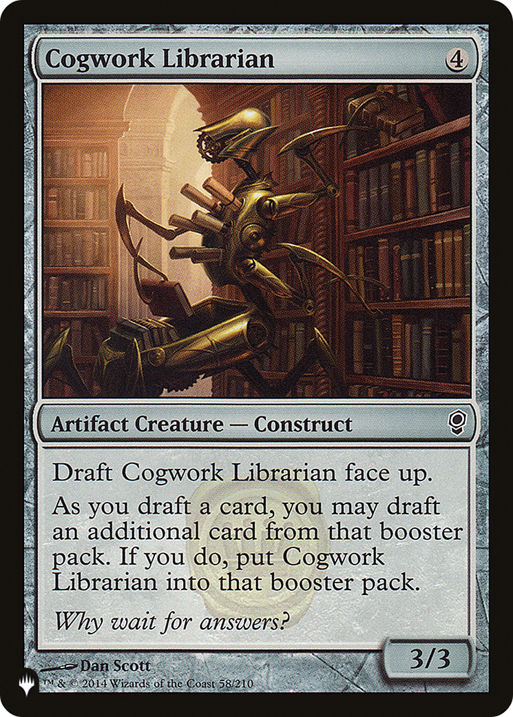 Cogwork Librarian [The List] | Mega City Incorporated