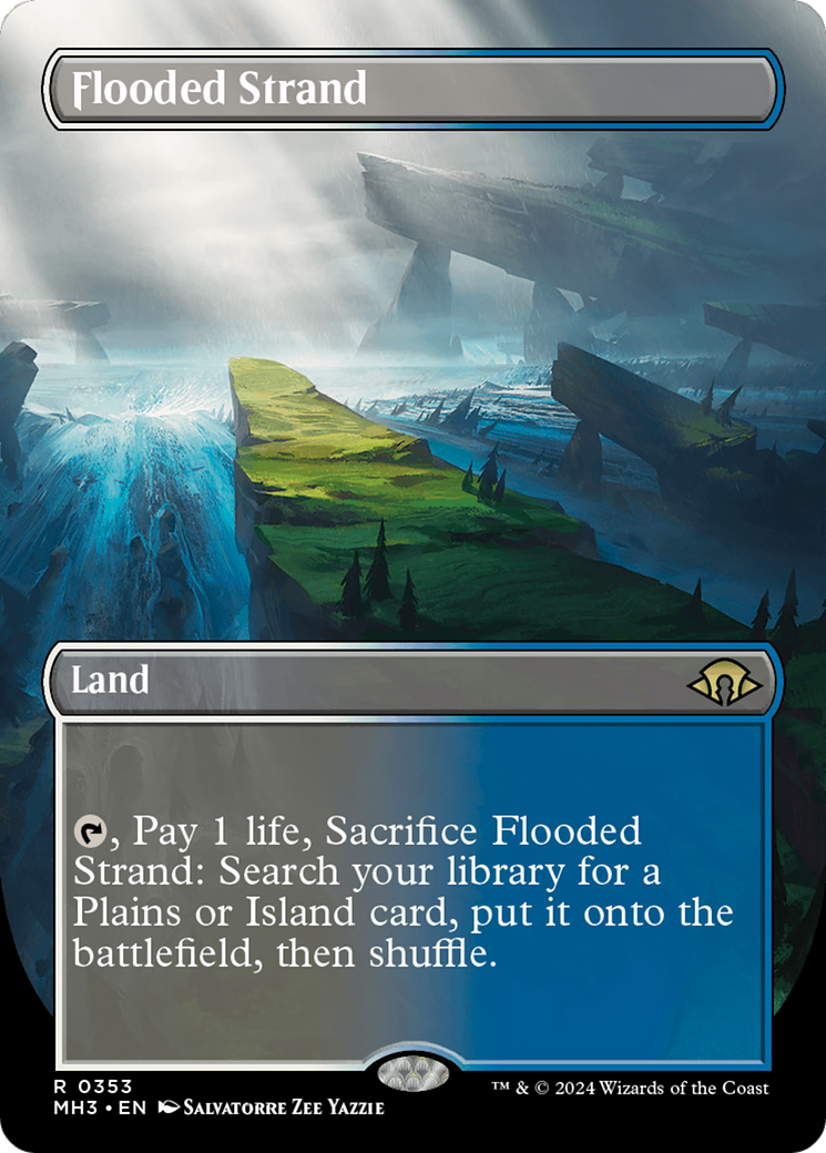 Flooded Strand (Borderless) [Modern Horizons 3] | Mega City Incorporated