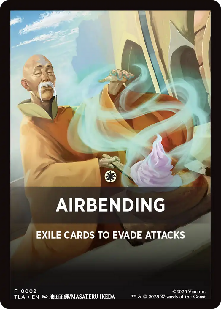 Airbending Theme Card [Avatar: The Last Airbender Tokens] | Mega City Incorporated