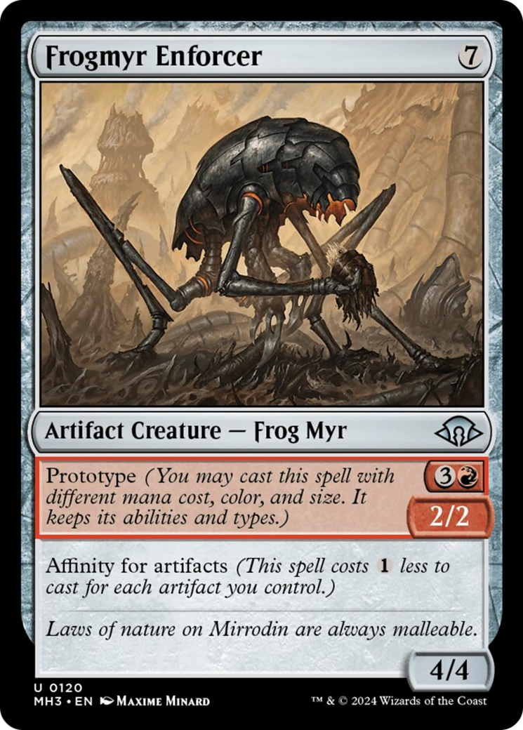 Frogmyr Enforcer [Modern Horizons 3] | Mega City Incorporated