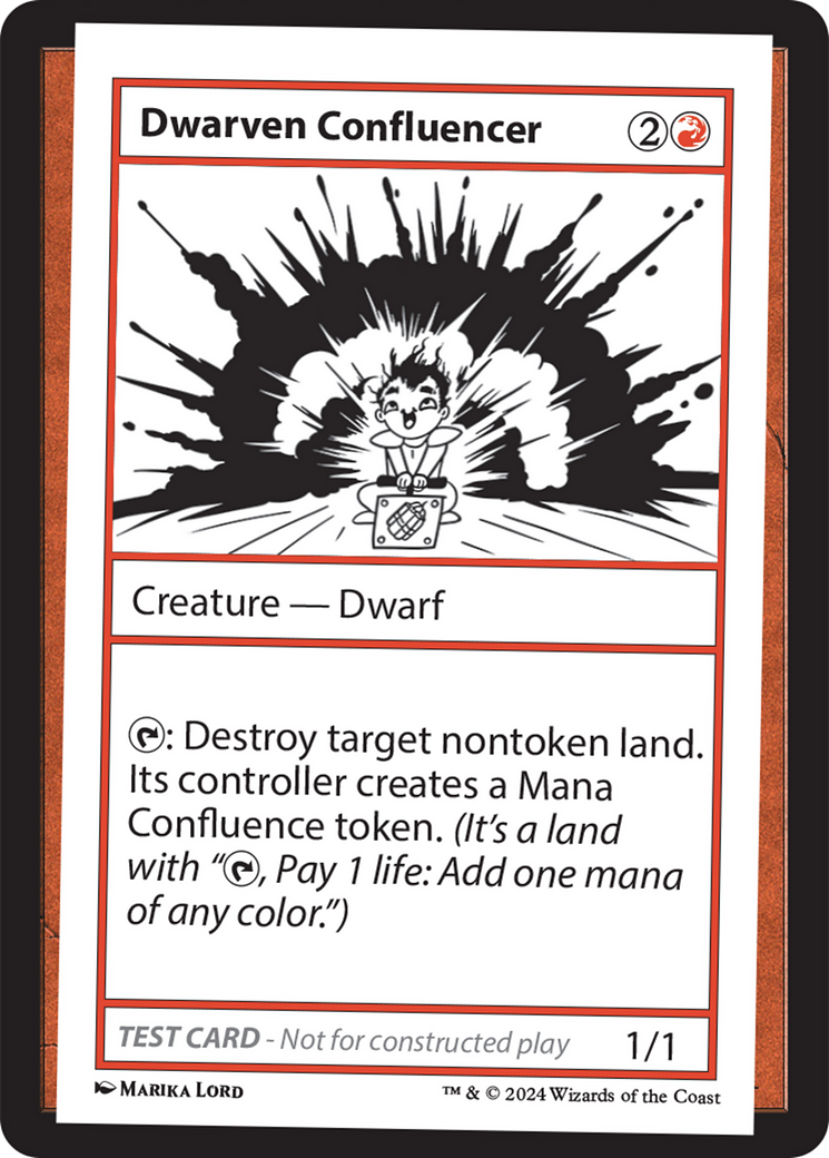 Dwarven Confluencer [Mystery Booster 2 Playtest Cards] | Mega City Incorporated