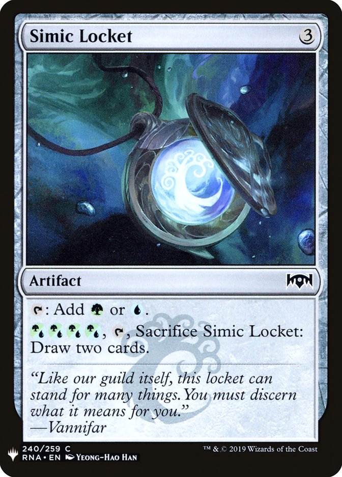 Simic Locket [Mystery Booster] | Mega City Incorporated