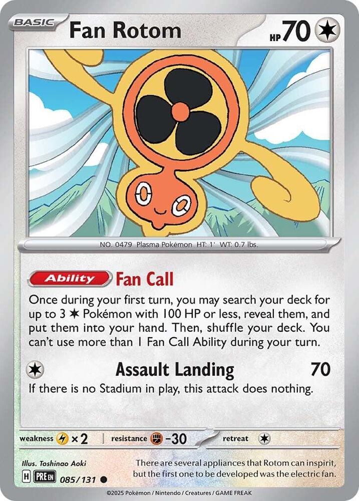 Fan Rotom (085/131) [Scarlet & Violet: Prismatic Evolutions] | Mega City Incorporated