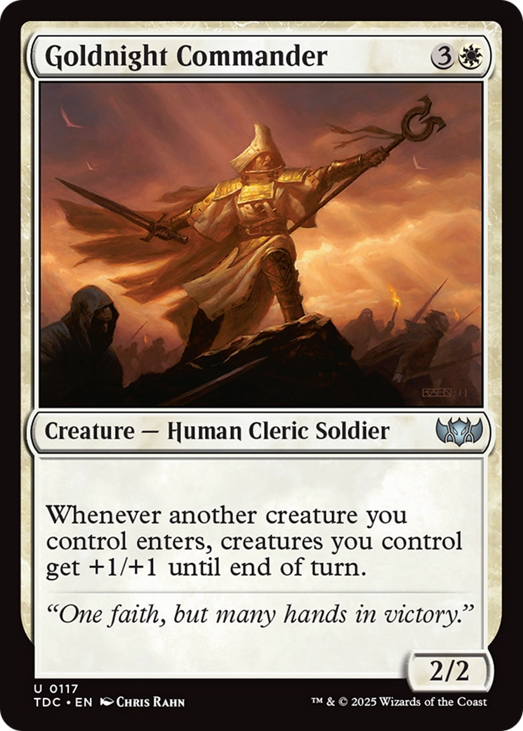 Goldnight Commander [Tarkir: Dragonstorm Commander] | Mega City Incorporated
