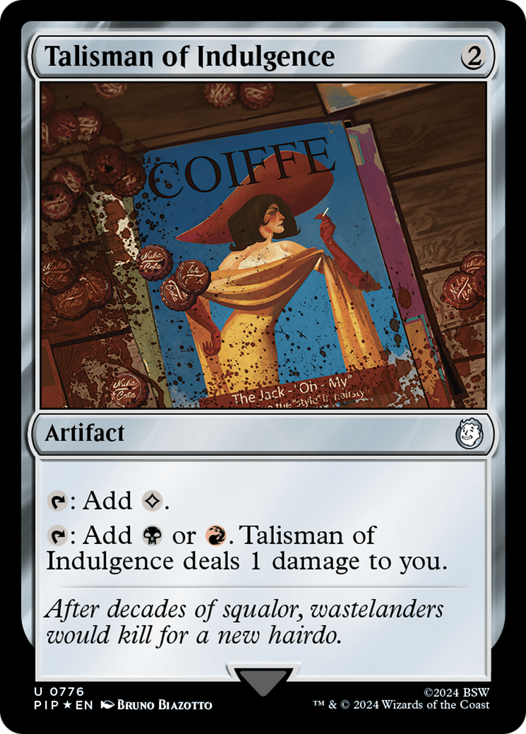 Talisman of Indulgence (Surge Foil) [Fallout] | Mega City Incorporated