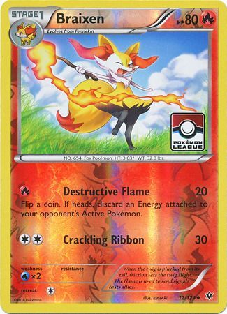 Braixen (12/124) (League Promo) [XY: Fates Collide] | Mega City Incorporated