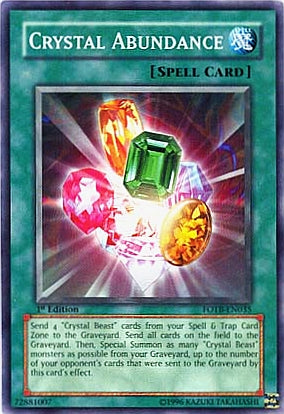 Crystal Abundance [FOTB-EN035] Common | Mega City Incorporated