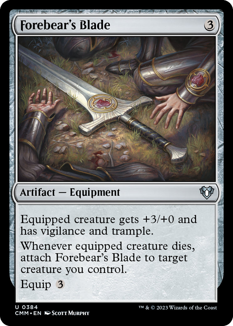 Forebear's Blade [Commander Masters] | Mega City Incorporated