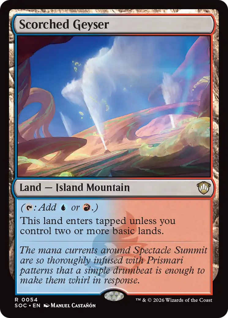 Scorched Geyser [Secrets of Strixhaven Commander] | Mega City Incorporated