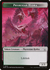 Warrior // Phyrexian Hydra (0012) Double-Sided Token [March of the Machine Tokens] | Mega City Incorporated