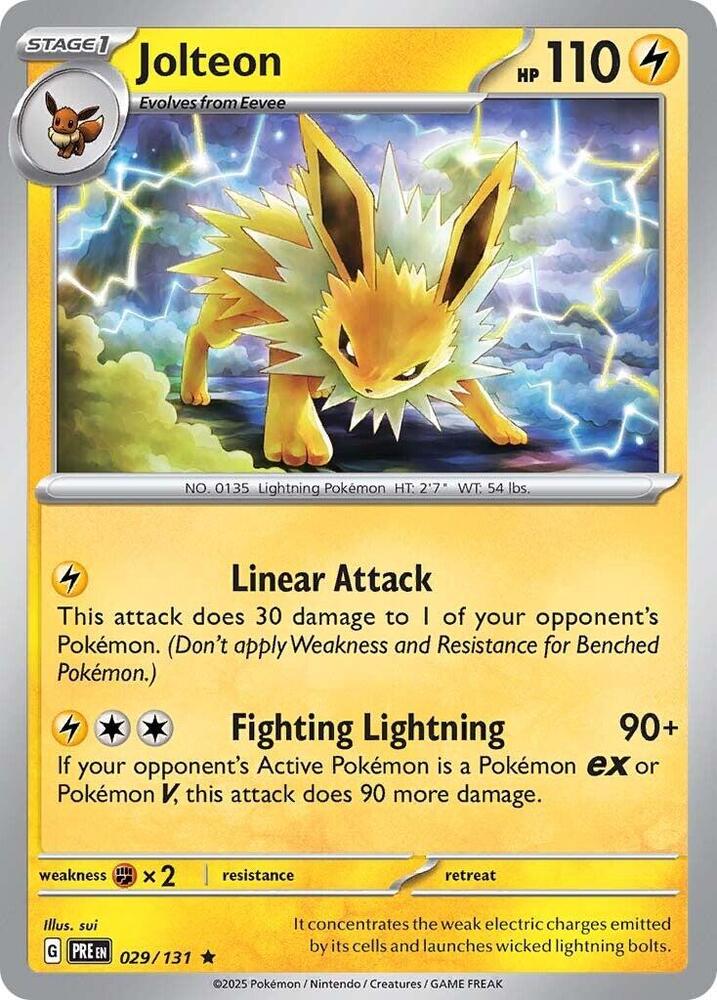 Jolteon (029/131) [Scarlet & Violet: Prismatic Evolutions] | Mega City Incorporated