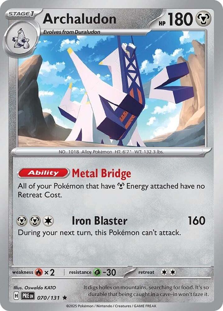 Archaludon (070/131) [Scarlet & Violet: Prismatic Evolutions] | Mega City Incorporated