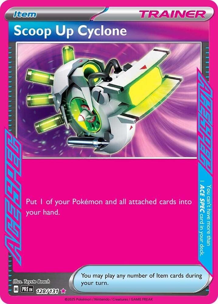 Scoop Up Cyclone (128/131) [Scarlet & Violet: Prismatic Evolutions] | Mega City Incorporated