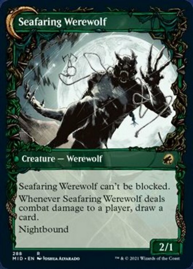 Suspicious Stowaway // Seafaring Werewolf (Showcase Equinox) [Innistrad: Midnight Hunt] | Mega City Incorporated