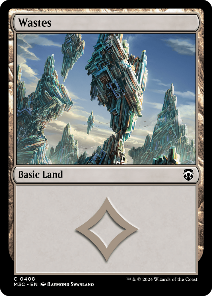 Wastes (Ripple Foil) [Modern Horizons 3 Commander] | Mega City Incorporated