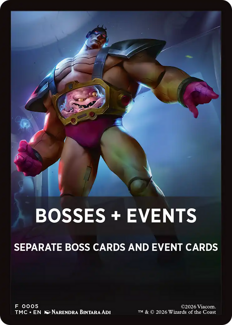 Bosses + Events [Teenage Mutant Ninja Turtles Commander Tokens] | Mega City Incorporated