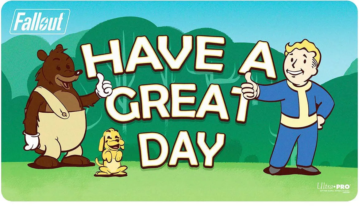 Ultra PRO Fallout - Vault Boy - Play Mat - Have a Great Day | Mega City Incorporated