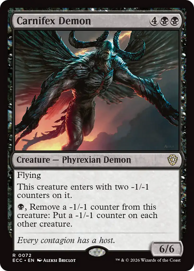 Carnifex Demon [Lorwyn Eclipsed Commander] | Mega City Incorporated