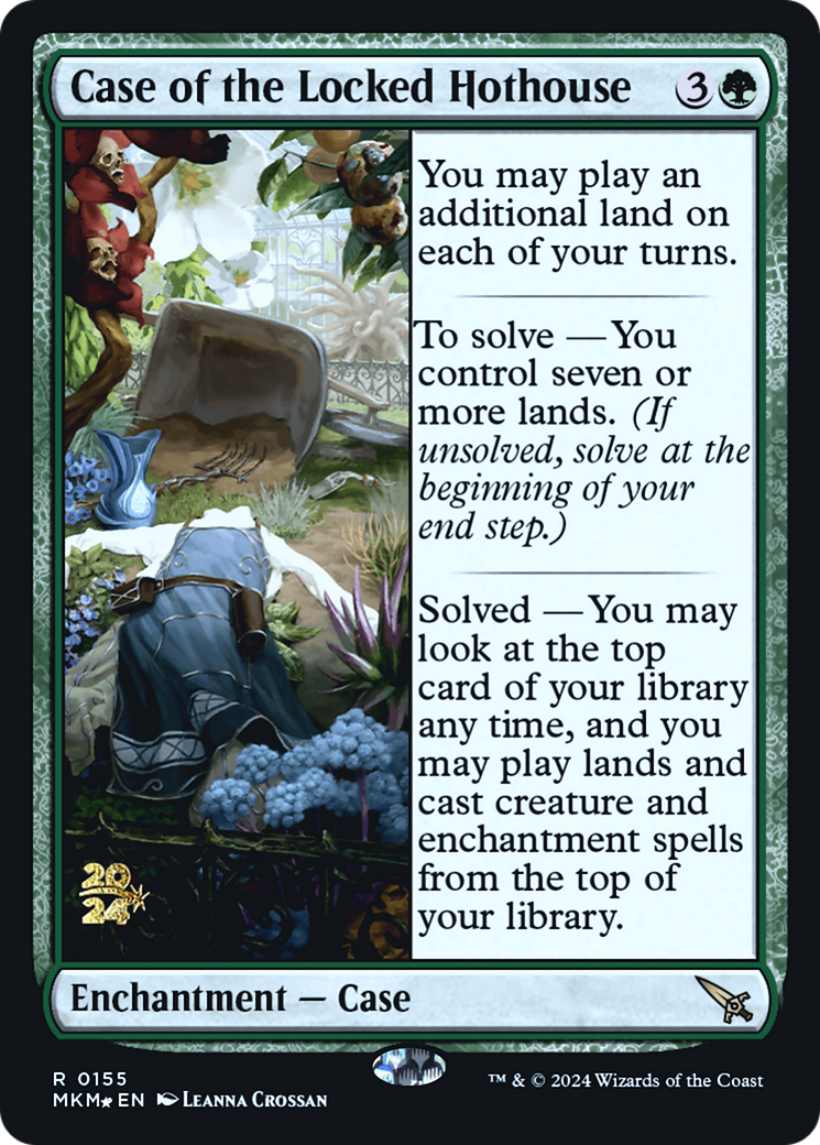 Case of the Locked Hothouse [Murders at Karlov Manor Prerelease Promos] | Mega City Incorporated