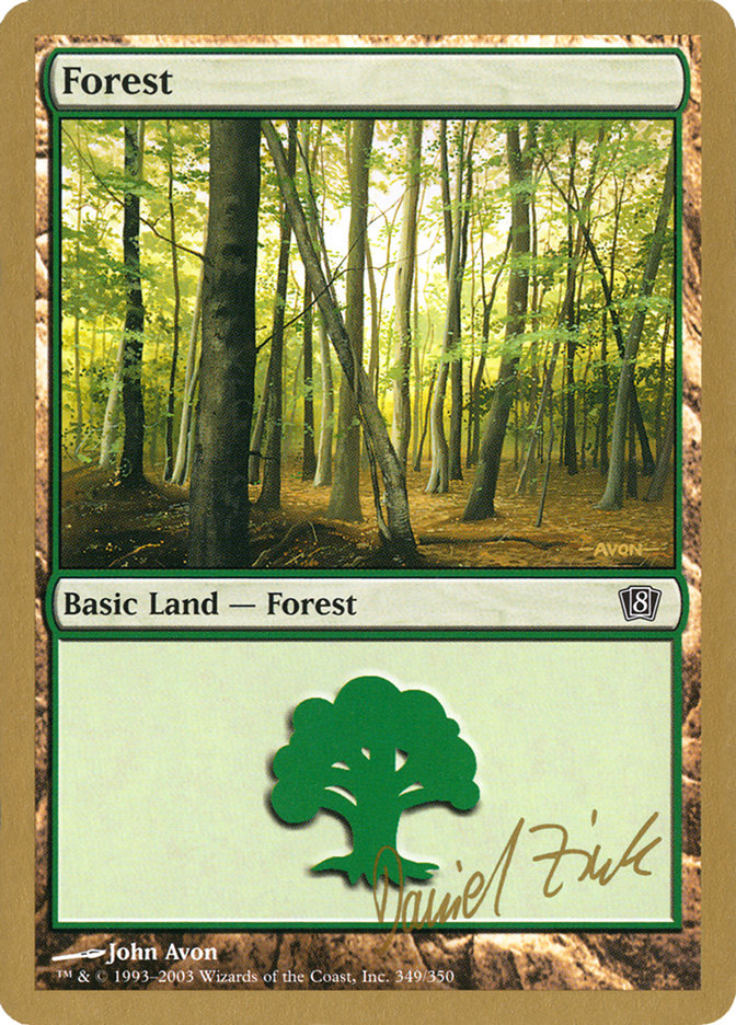 Forest (dz349) (Daniel Zink) [World Championship Decks 2003] | Mega City Incorporated