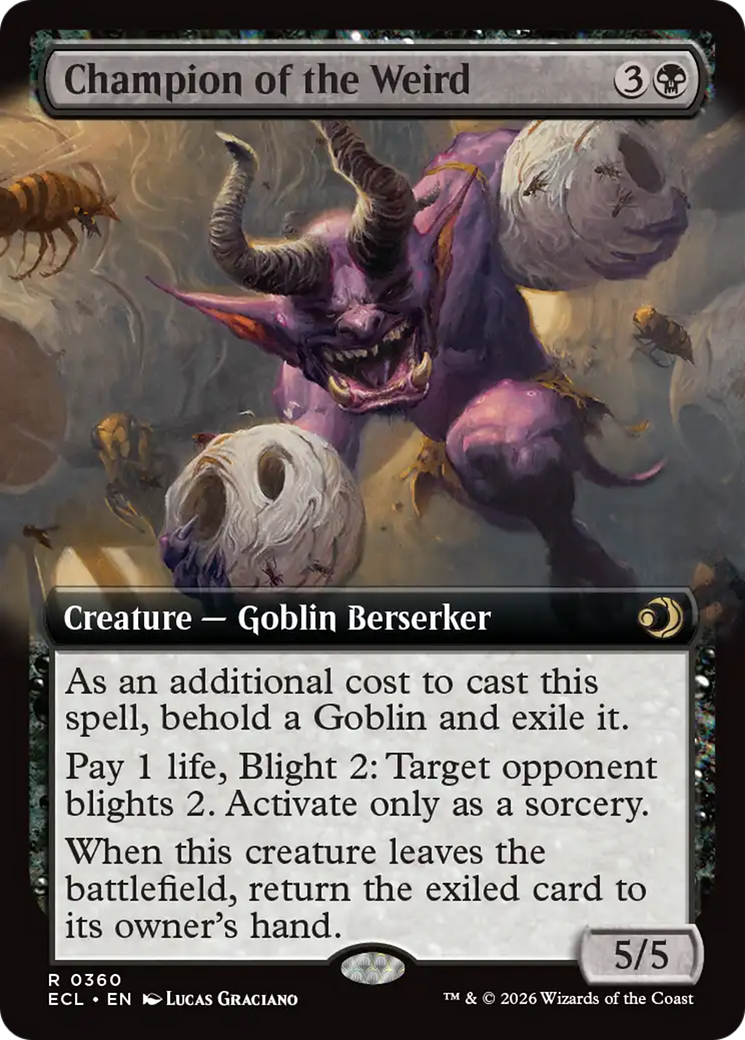 Champion of the Weird (Extended Art) [Lorwyn Eclipsed] | Mega City Incorporated