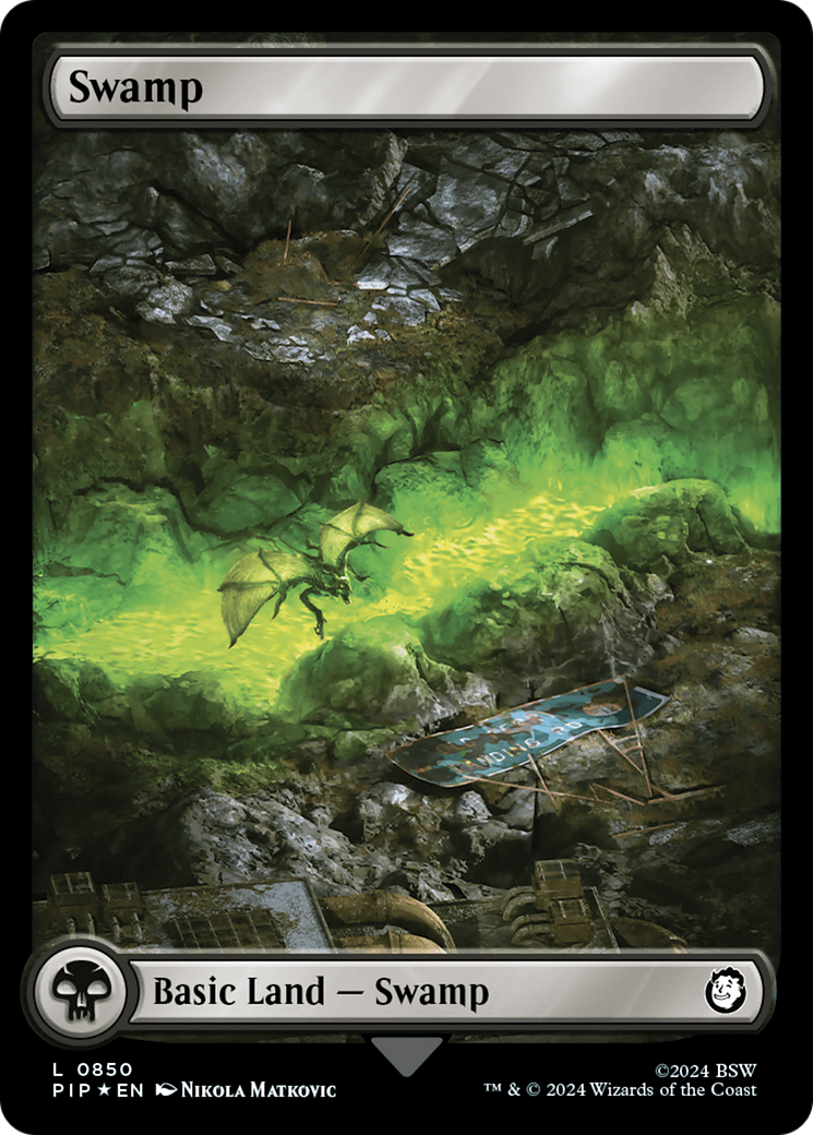 Swamp (0850) (Surge Foil) [Fallout] | Mega City Incorporated