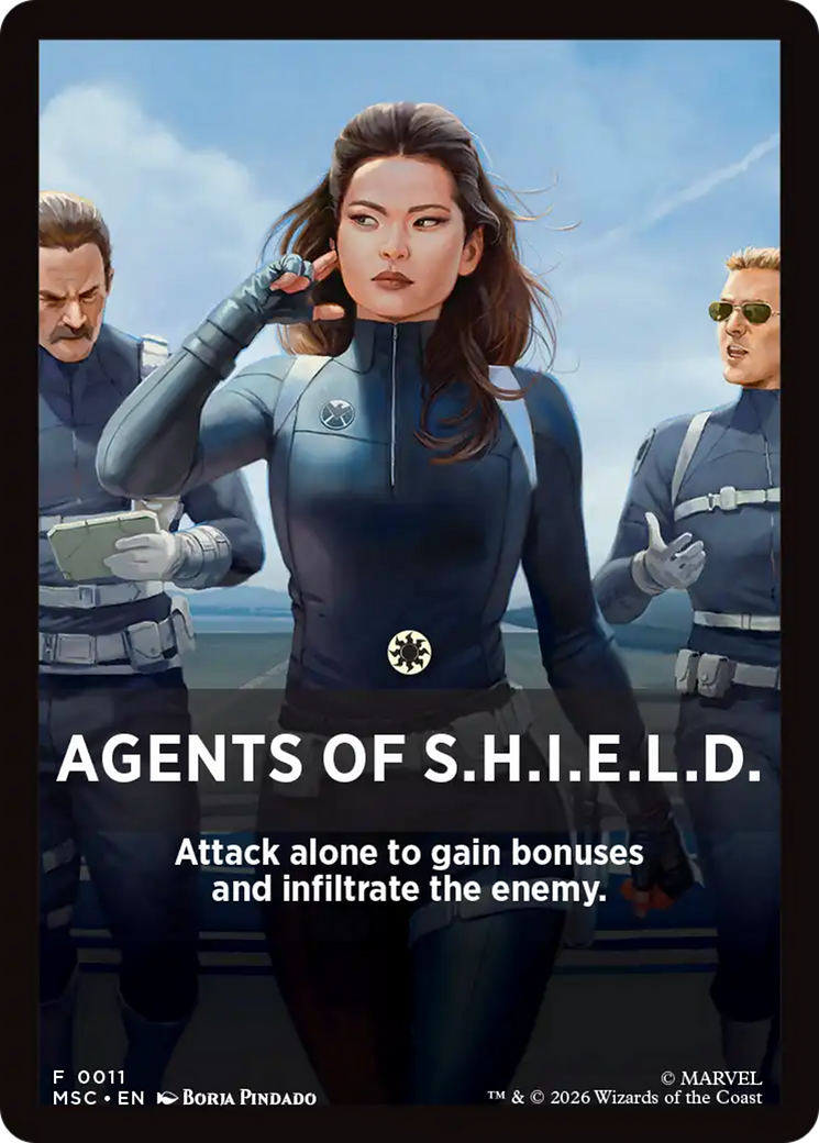 Agents of S.H.I.E.L.D. Theme Card [Marvel Super Heroes Commander] | Mega City Incorporated