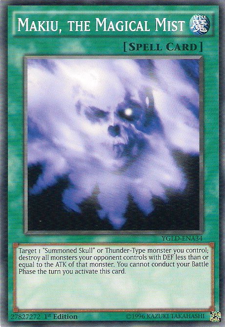 Makiu, the Magical Mist [YGLD-ENA34] Common | Mega City Incorporated