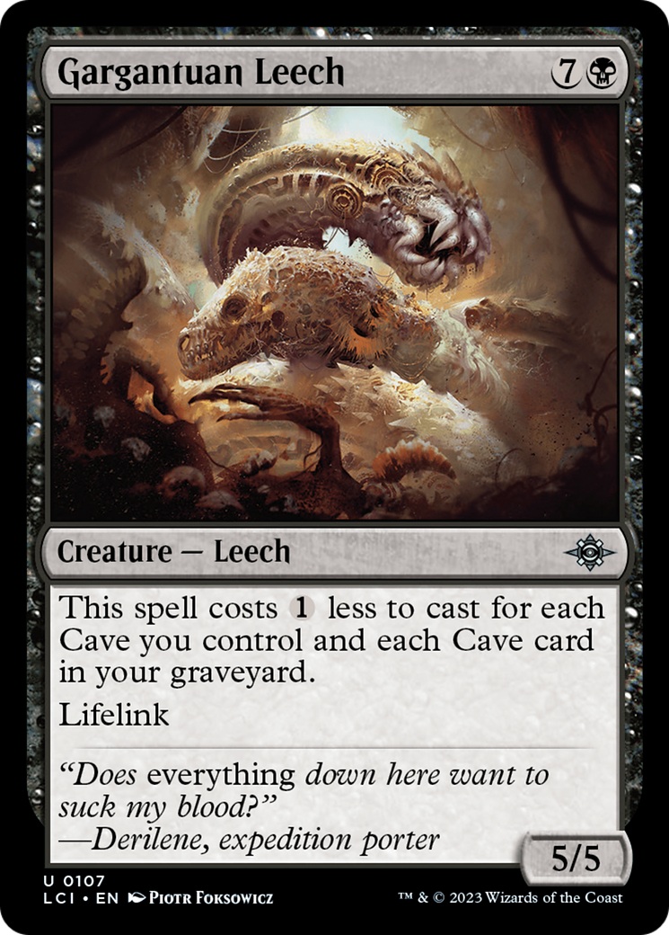 Gargantuan Leech [The Lost Caverns of Ixalan] | Mega City Incorporated