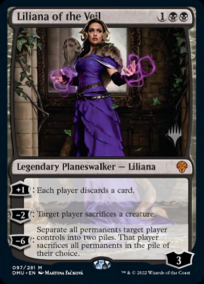 Liliana of the Veil (Promo Pack) [Dominaria United Promos] | Mega City Incorporated