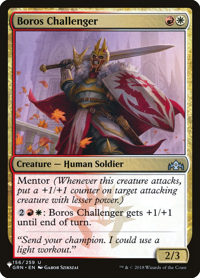 Boros Challenger [The List] | Mega City Incorporated