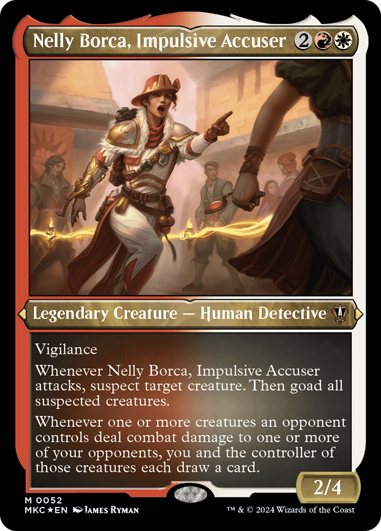 Nelly Borca, Impulsive Accuser (Display Commander) [Murders at Karlov Manor Commander] | Mega City Incorporated