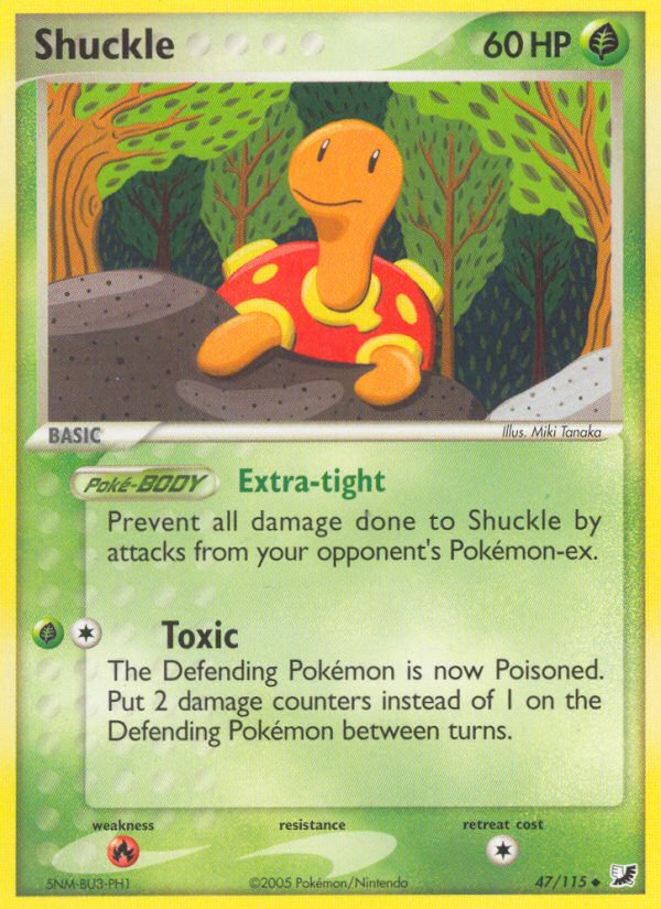 Shuckle (47/115) [EX: Unseen Forces] | Mega City Incorporated