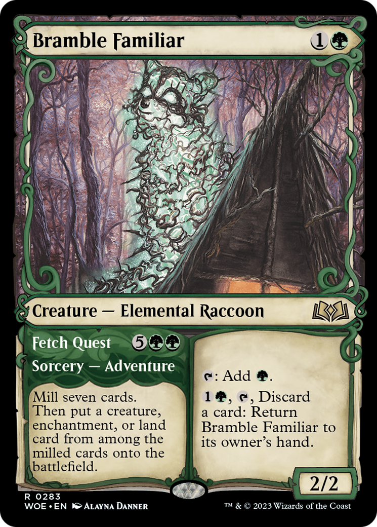 Bramble Familiar // Fetch Quest (Showcase) [Wilds of Eldraine] | Mega City Incorporated