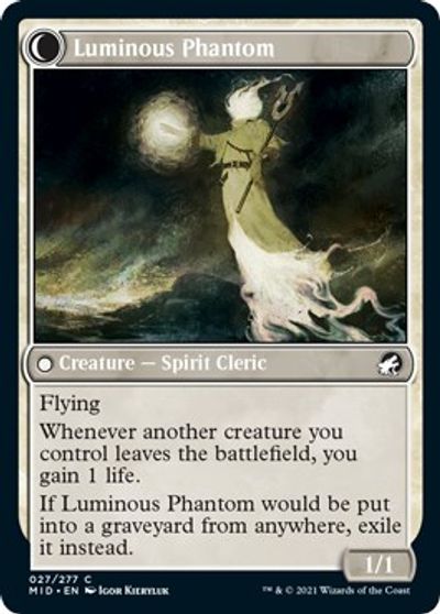 Lunarch Veteran // Luminous Phantom [Innistrad: Midnight Hunt] | Mega City Incorporated