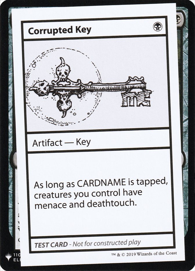 Corrupted Key [Mystery Booster Playtest Cards] | Mega City Incorporated