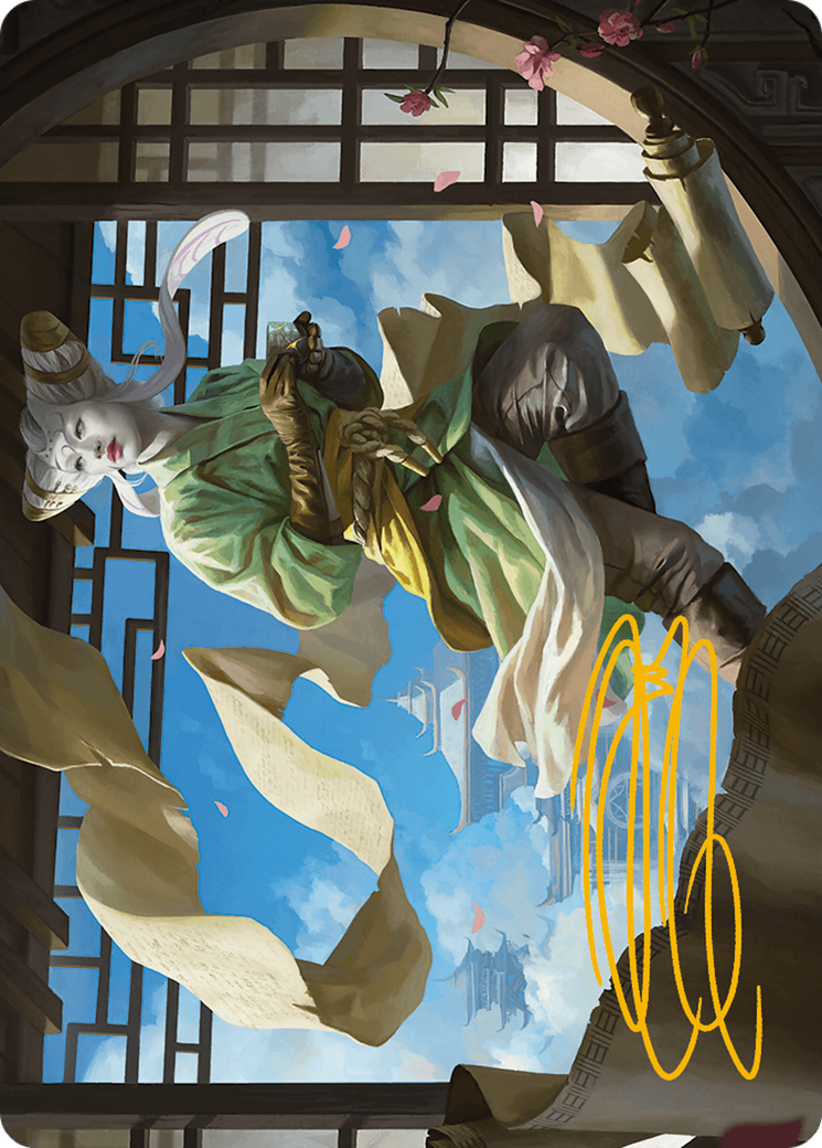 Tamiyo, Inquisitive Student Art Card (Gold-Stamped Signature) [Modern Horizons 3 Art Series] | Mega City Incorporated