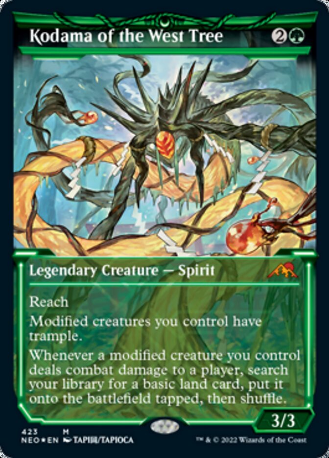 Kodama of the West Tree (Showcase) (Foil Etched) [Kamigawa: Neon Dynasty] | Mega City Incorporated